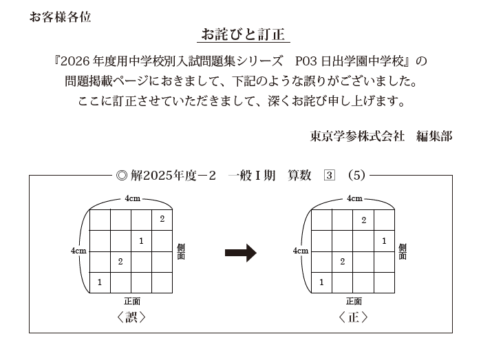 正誤表